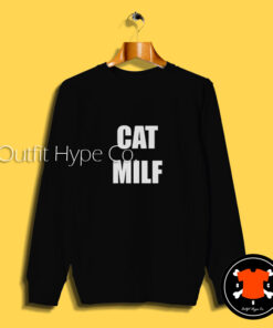 Cat Milf Funny Sweatshirt