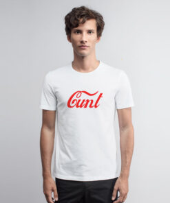 Cunt Coca Cola Parody Logo T Shirt