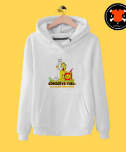 Garfield Conserve Fuel Funny Hoodie