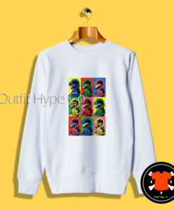 Jurassic Park Dinosaur Pop Art Sweatshirt