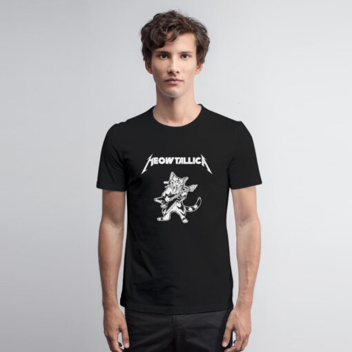 Meowtallica Funny Cat T Shirt