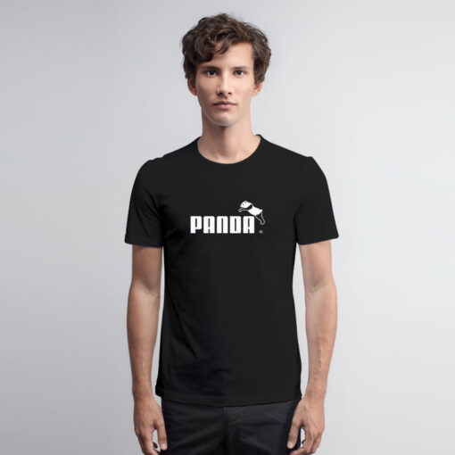 Puma Panda Logo Parody T Shirt