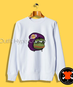 Sad Pepe Lakers Los Angeles Sweatshirt