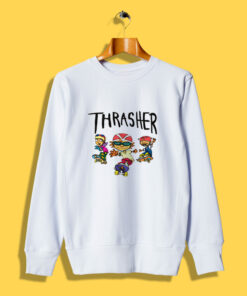 Thrasher Cartoon Skaters Sweatshirt