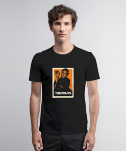 Young Tom Waits Smoke T Shirt