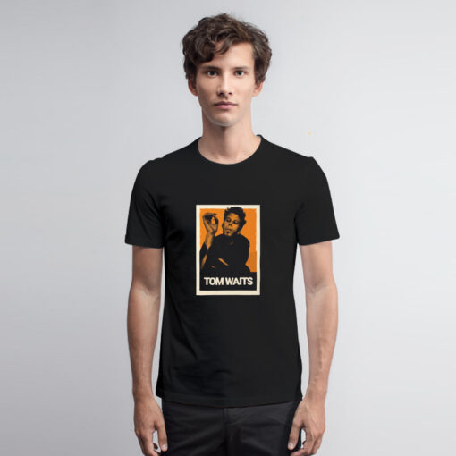 Young Tom Waits Smoke T Shirt