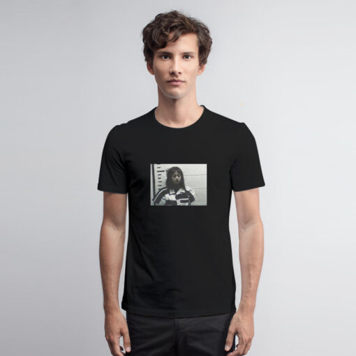 Fiona Apple Mugshot Black T Shirt