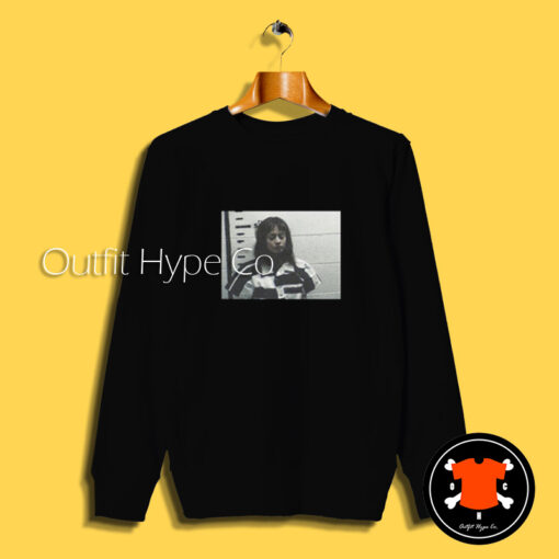 Fiona Apple Mugshot Black Sweatshirt