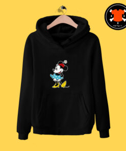 Minnie Mouse Flower Hat Hoodie