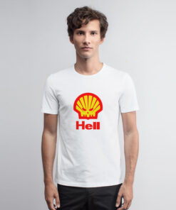 Shell Hell Logo Parody T Shirt