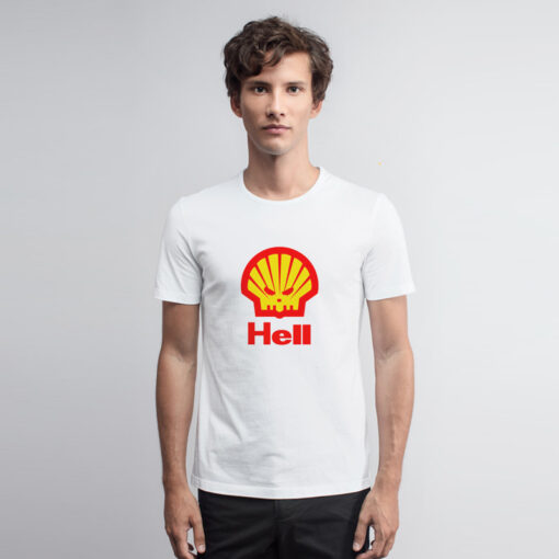 Shell Hell Logo Parody T Shirt