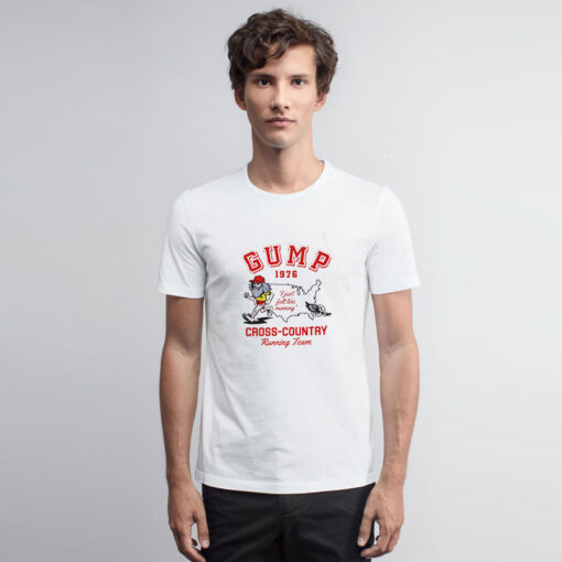 1976 Gump Cross Country Running Team T Shirt