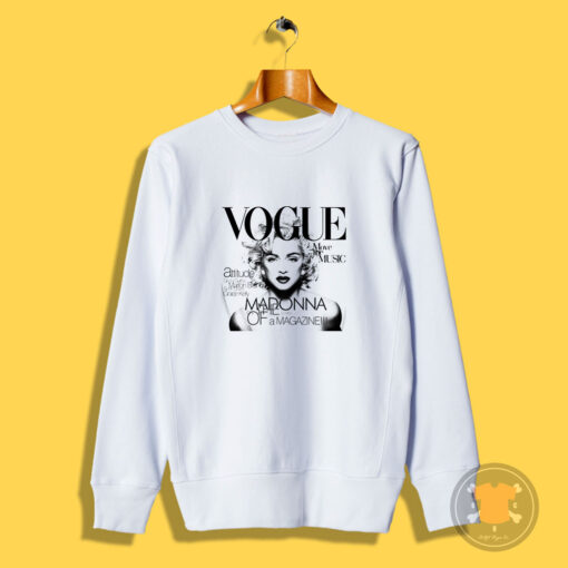 80’S Madonna Vogue Short Sleeve Sweatshirt