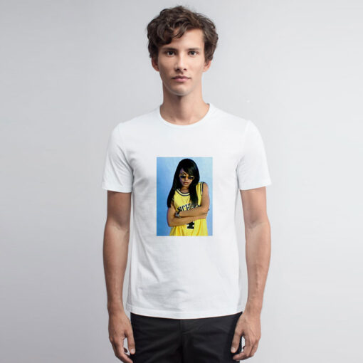 Aaliyah Wearing Michigan W Hypebeast T Shirt