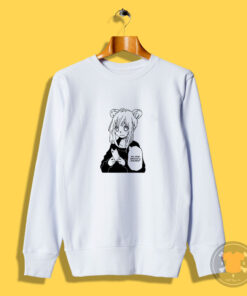 Anime Girl Texting How Should Sweatshirt