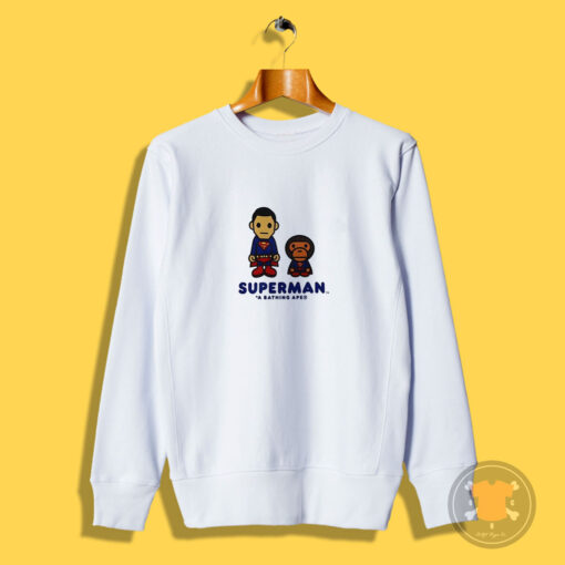 BAPE x Baby Milo Superman Relaxed Fit Sweatshirt