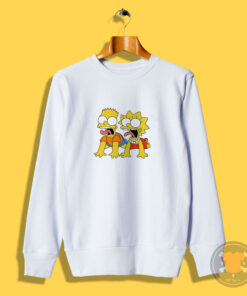 Bart And Lisa Simpson Scream Sweatshirt