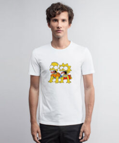 Bart And Lisa Simpson Scream T Shirt