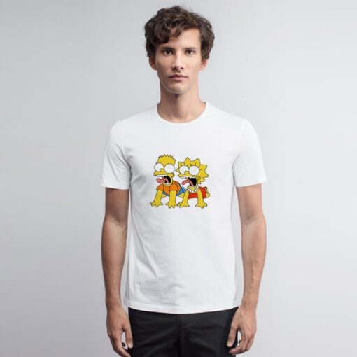 Bart And Lisa Simpson Scream T Shirt