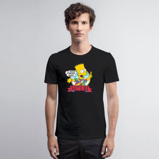 Bart Simpson I Need a Miracle Grateful Dead T Shirt