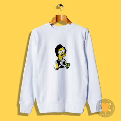 Bart Simpson Pablo Escobar Narcos Sweatshirt