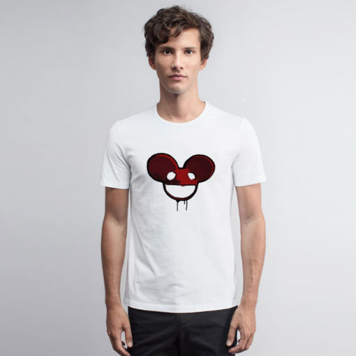 DeadMau5 Red Stencil T Shirt