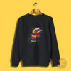 Electric Rainbow Hand Puppet Sweatshirt