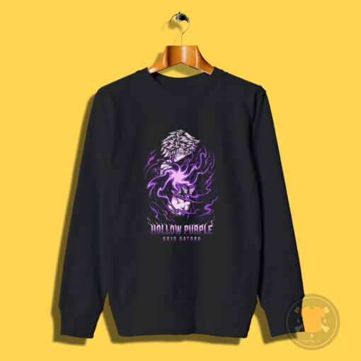 Gojo Satoru Jujutsu Kaisen Purple Anime Sweatshirt