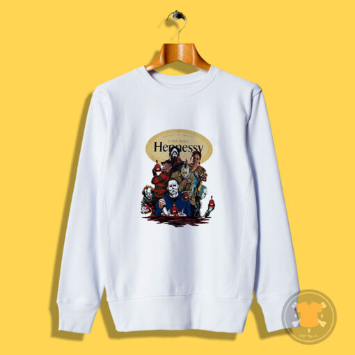 Hennessy Horror Characters Movies Sweatshirt