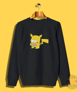 Homer Pikachu Funny Sweatshirt