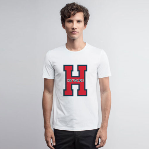 Howard University H Letter T Shirt