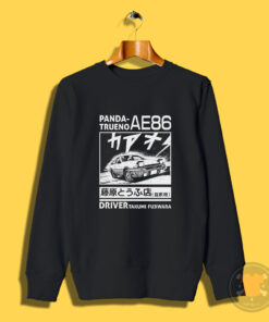 Initial D Panda Trueno Driver Takumi Fujiwara Sweatshirt