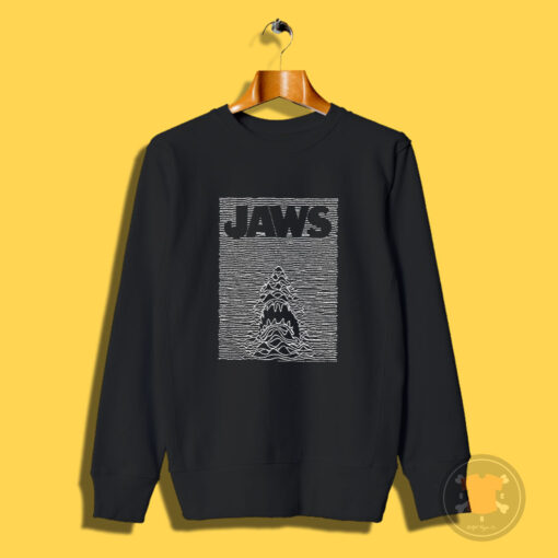 Jaws Shark Joy Division Parody Sweatshirt