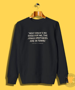 Jonas Brothers Hangover Tour Sweatshirt