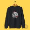 Jurassic Bass Dinosaur With Bass Guitar Parody Vintage Sweatshirt