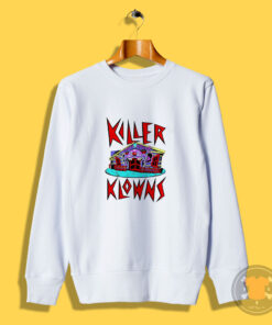 Killer Klowns Crazy House Retro Sweatshirt