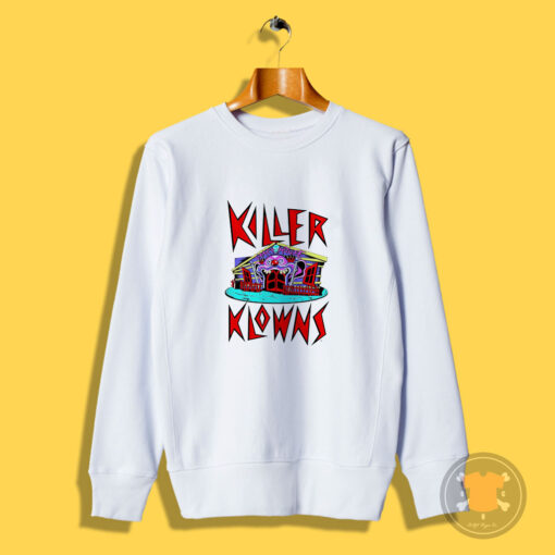 Killer Klowns Crazy House Retro Sweatshirt