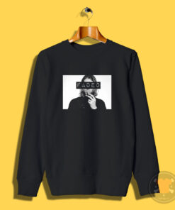 Kurt Cobain Smoke Faded Sweatshirt