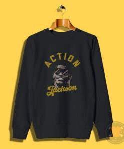 Lamar Jackson Action Jackson Baltimore Ravens Sweatshirt