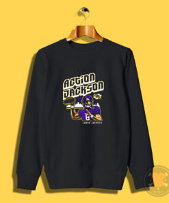 Lamar Jackson’s Action Jackson Funny Sweatshirt