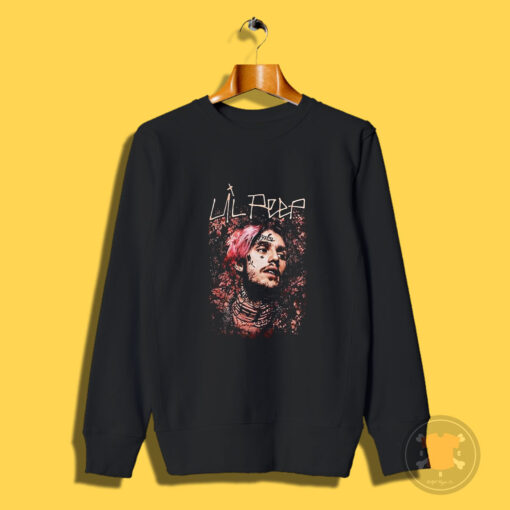 Lil Peep Floral Portrait Sweatshirt