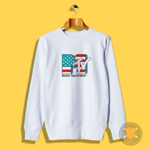 MTV Star America Music Spangled Logo Sweatshirt