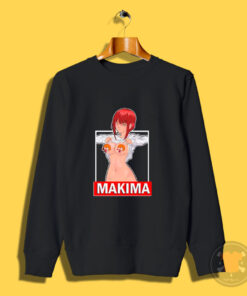 Makima Ecchi Anime Chainsaw Man Sweatshirt