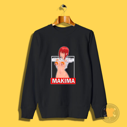 Makima Ecchi Anime Chainsaw Man Sweatshirt