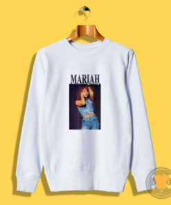 Mariah Carey In Jeans Vintage Sweatshirt