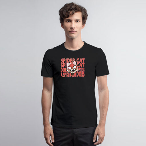 Marvel SpiderMan Miles Morales Video Game Spider Cat T Shirt