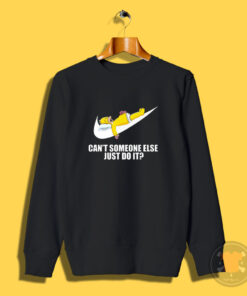 Mingtian Simpsons Can't Someone Else Just Do It Sweatshirt