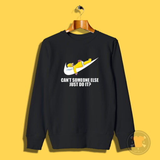 Mingtian Simpsons Can't Someone Else Just Do It Sweatshirt