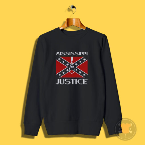 Mississippi Justice Confederate Flag Sweatshirt