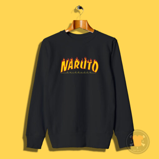 Naruto Thrasher Logo Mash Up Sweatshirt